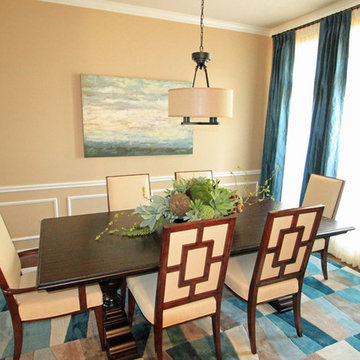 Elegant and Transitional Dining Room