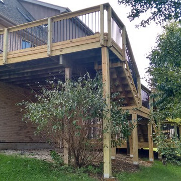Multi Level Deck by Lemont, IL deck builder