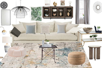 Living room - living room idea in New York