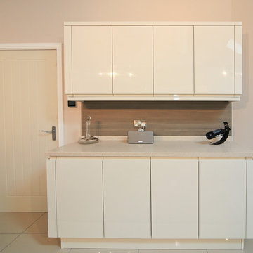 Gloss Ivory Kitchen Installed in Stalybridge, Tameside