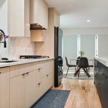 Cook Street - Heather Cream Contemporary Kitchen