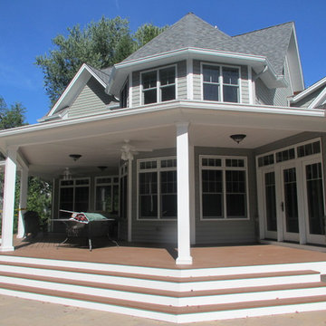 Wrap-Around Craftsman Colonial Porch