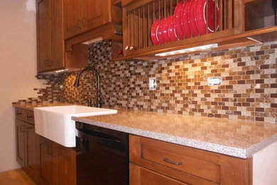 Elaborate Tile Work for Traditional Kitchen