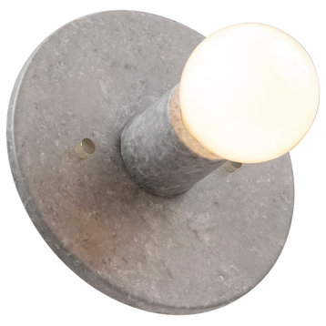 Discus Wall Sconce, Concrete
