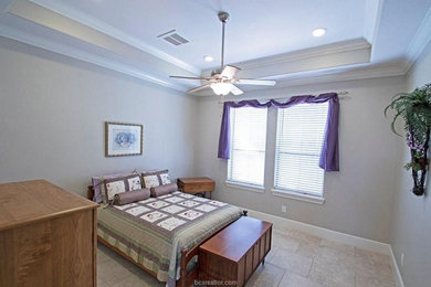 Inspiration for a cottage bedroom remodel in Houston