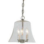JVI Designs - Three Light Greenwich Hanging Bell Lantern, Pewter - We aim to provide an extensive collection of distinct lighting used to create a special atmosphere. From bell jars to chandeliers or wall sconces to flush mounts, our products are sure to fulfill a desired look.
