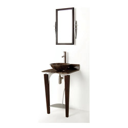 D'Vontz Metropolitan Pedestal with Stone Vessel - Products
