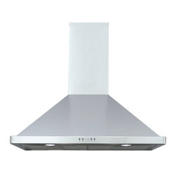 Miseno - Miseno MH00636AS 240 - 600 CFM 36"W  Stainless Steel Wall Mounted - Stainless - Range Hoods And Vents
