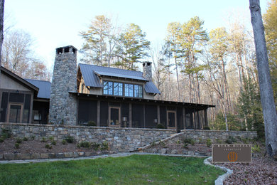 Mountain style exterior home photo in Atlanta