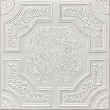 Home Decor, Ceiling Tiles, Glue Up, Foam,20"x20", R28, 8pcs Bundle
