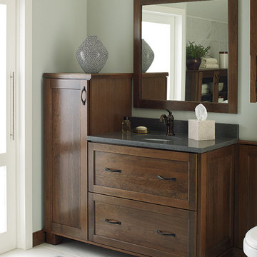 Cherry Vanity Cabinet