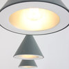 Cornucopia Pendant Lamp, Grey, 3 Lights