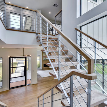ATX Custom 2 Story - Wire Brushed Cascade White Oak