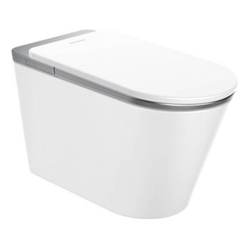 Trone Ganza Electronic Bidet Toilet, White - GETBCERN-12.WH