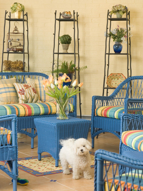 Painted Wicker Houzz