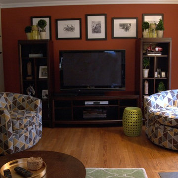 Waynes Contemporary Rustic Living Room