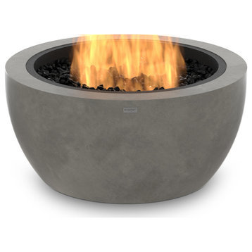 EcoSmart™ Pod 30 Concrete Fire Pit Bowl - Smokeless Ethanol Fireplace, Natural, Gas Burner (Lp/Ng)