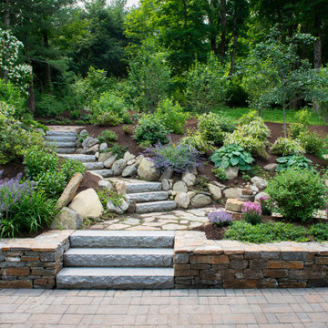 Tranquil Garden Oasis  Landscape Design Lincoln Massachusetts
