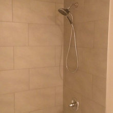 Master shower