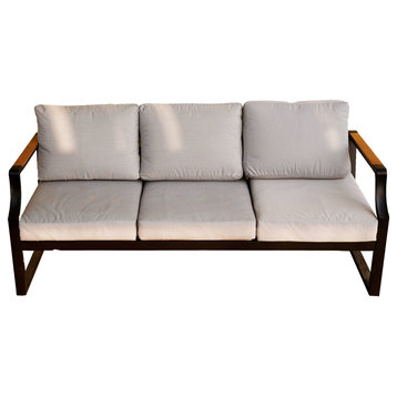 Trouvaille Outdoor 3-seater Chair Lounge Sofa with Cushion