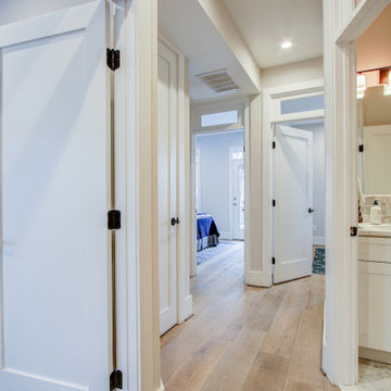 Basement remodeled with bedroom space and extra closet space in Buchanan