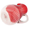 GlassOfVenice Filigrana Murano Glass Carafe - Red and White