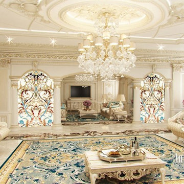 Arabic house design from LUXURY ANTONOVICH DESIGN