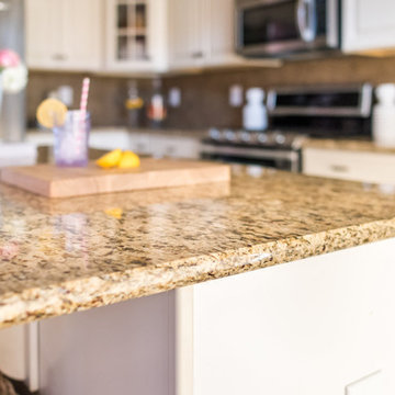 Stylish Santa Cecilia Granite Countertops At West Broad Village in Richmond, VA