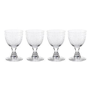 Zodax 8.5-Inch Tall Fintan Wine Goblets - Set of 6