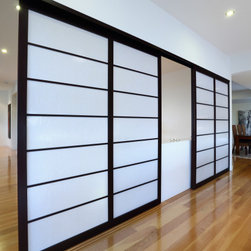 Shoji Room Dividers: Multiple Stacking Sliding Doors - Home Improvement