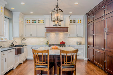 Inspiration for a transitional kitchen remodel in Chicago