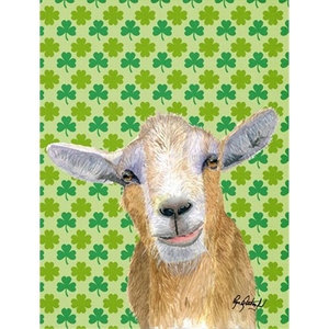 Carolines Treasures RDR3028CHF USA American Goat Flag Canvas House Size
