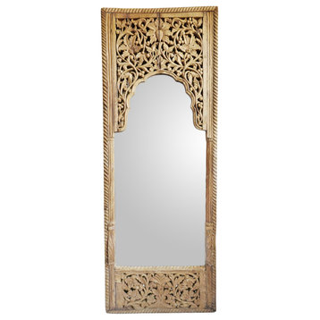 Tall Carved Window Facade Mirror 1