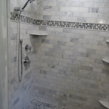 West Chester, PA Master Bath Tub to Shower Conversion