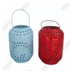 PERFORATED VASE HANGING LANTERNS - Outdoor Hanging Lights