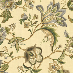 Fleur de Leaf : Natural - Fabric