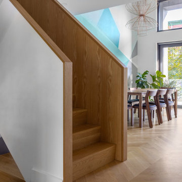Williamsburg Townhouse- View to Dining Area and Deck