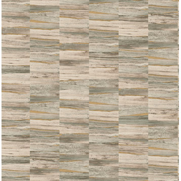 Hugo Neutral Faux Wood Wallpaper Bolt