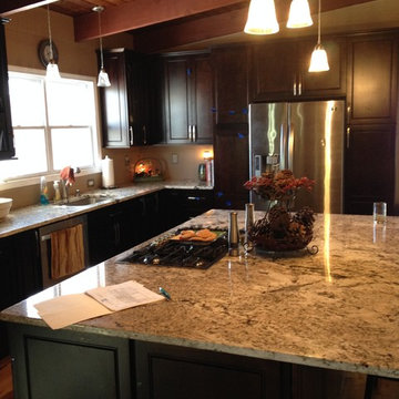 Kraftmaid kitchen Peppercorn Cherry