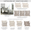 Captiva 10-Piece King Comforter Set - Neutral