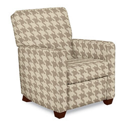 Midtown Low Profile Recliner by La-Z-Boy shown in Flax - Products