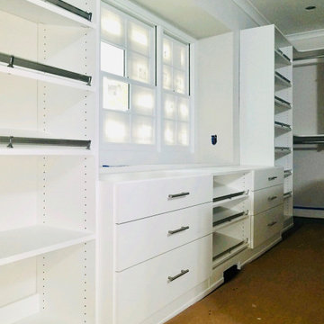 Beautiful closet for lakeside home