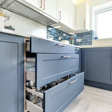 Classic British Shaker Kitchen in Worthing, West Sussex