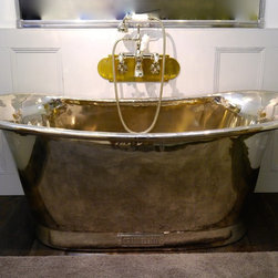 Copper tub Chadder Royal Copper bath Nickel interior and exterior - Baths