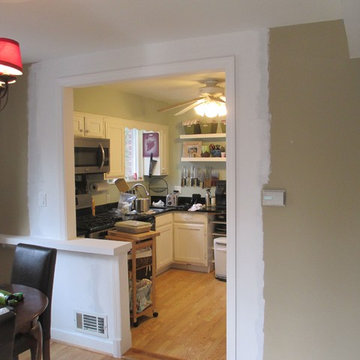 Open Kitchen to Dining Room