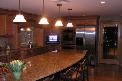 Elegant home design photo in Boston