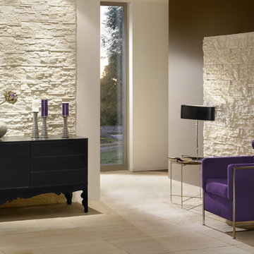 Stone-look feature wall Stone Design Tenerife series white