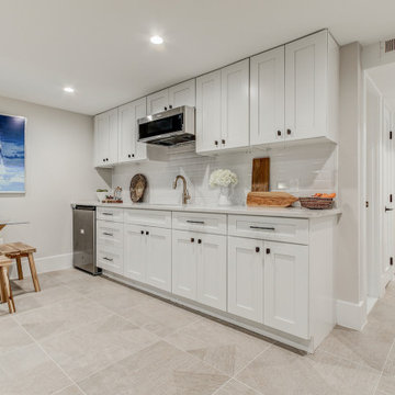 Complete remodeling of kitchen, bathroom, basement in Maryland