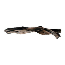 Inviting Home Inc. - Leafy Twig Pull, Right, Antique-Style Copper - Cabinet And Drawer Handle Pulls