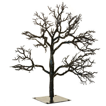 Kurt Adler Twig Tree Decor, Black, 32"